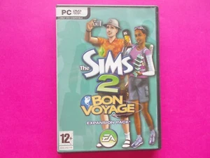 THE SIMS 2 - PC CD-ROM GAME - BON VOYAGE EXPANSION PACK with MANUAL *LIKE NEW - Picture 1 of 5
