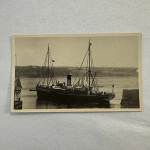 Vintage Ship Boat Photo Photograph SS Sable I Bras D'Or Bay Navigation Company - Picture 1 of 6