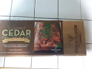 Tablas de parrilla de cedro gourmet 6 X 17 pulgadas totalmente nuevas EXTRA GRUESAS - SELLADAS A50 - Imagen 1 de 3