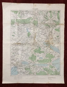 Antique Topographic Map of Thessaloniki Saloniki Central Macedonia 1904 - Picture 1 of 6