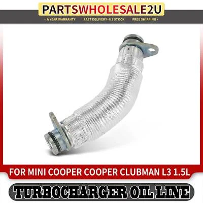 Línea de retorno de aceite turbocompresor para Mini Cooper 2014-2019 Cooper Countryman 17-19 Foto 1 de 4