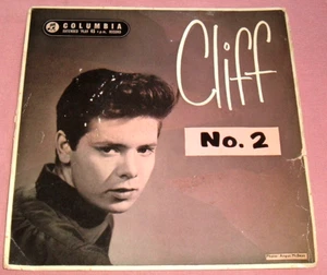 CLIFF RICHARD & THE DRIFTERS - CLIFF NO.2 ..7" VINYL EP 1959 COLUMBIA SEG7910 - Picture 1 of 1