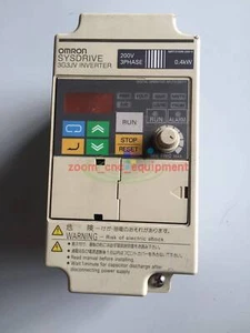 1PCS Used 3G3JV-A2004 220V 0.4KW Omron inverter - Picture 1 of 1