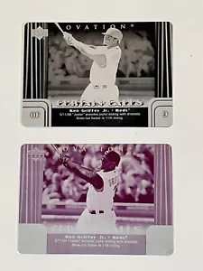 Griffey Jr 2006 UD Ovation 1/1, 2 placas de impresión a juego UNA DE UNA #CC-KG1 - Imagen 1 de 2