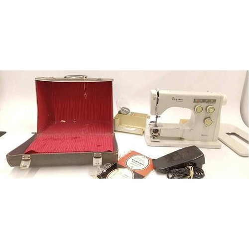 Vintage Viking Husqvarna Sewing Machine & Case Model 6020 eBay