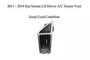 2011-2014 Kia Sonata LH Driver AC Heater Vent - Silver OEM - Foto 1 di 3