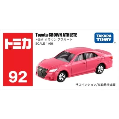 Takara Tomy Tomica 92 Toyota Crown Athlete 1:66 Diecast Model Toy Car New in Box - Image 1 of 4