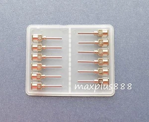 Puntas de aguja dispensadora de acero inoxidable contundente calibre 1/2"" 16" 12 piezas - Imagen 1 de 2