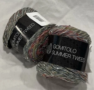 Lana Grossa GOMITOLO SUMMER TWEED #0004 - 400m each - Lot of 2 - Picture 1 of 5