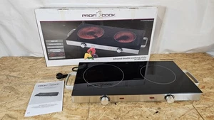 ProfiCook® Infrarot-Doppelkochplatte Energiesparende Herdplatte mit zwei Feldern - Bild 1 von 7