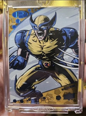 2021 Upper Deck Marvel Premier Blue Foil 10/49 Wolverine #50  - Image 1 of 3