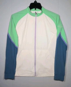 FJ FootJoy Jacket Womens Size S Full Zip Pockets Colorblock Nylon Long Sleeve - Picture 1 of 8