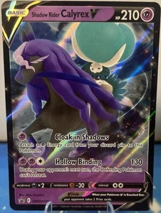 Shadow Rider Calyrex V SWSH131 SWSH: Sword & Shield Promo Cards Holo NM - Picture 1 of 3
