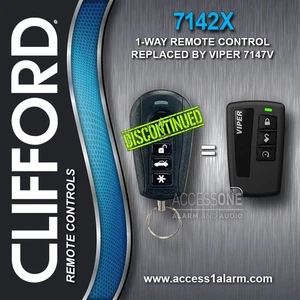 NUEVO Mando a distancia Viper 7147V para descontinuado Clifford 7142X EZSDEI7141 - Imagen 1 de 3