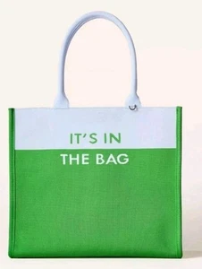 Kate Spade New York x Target Colorblock Knit Tote Bag Green/Blue It's In The Bag - Bild 1 von 2