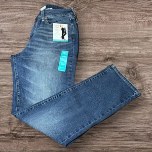 Levi Strauss | Damen Jeans Mid-Rise Straight | Simply Stretch | Größe 13 - Bild 1 von 7
