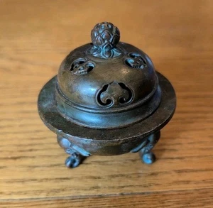 1800's Xuande Deming Bronze Incense Burner - Picture 1 of 6