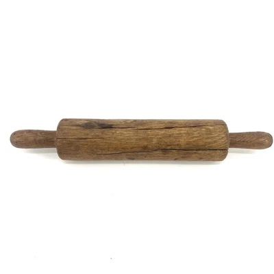 Vintage Rustic Wood Rolling Pin Kitchen Baking Dough Tool Rustic Farmhouse Decor - Image 1 of 4