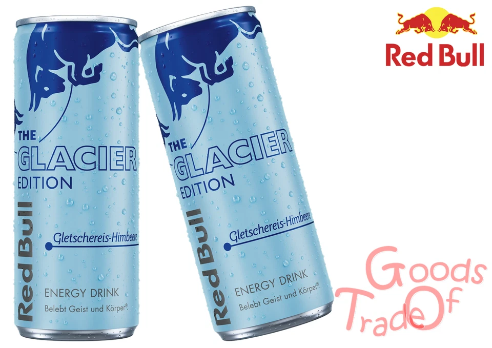 RED BULL / GLETSCHEREIS-HIMBEERE / ENERGY DRINK / LIMITIERTE GLACIER EDITION