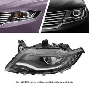 Left Driver Side For 2016-2018 Lincoln MKX Xenon/HID Headlight Headlamp Non-AFS - Picture 1 of 17