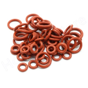 Food Grade Silicone O-ring Seals Waterproof Heat Resistant Gaskets Various Sizes - Picture 1 of 7