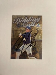 Arizona Diamondbacks JACK CUST Signed Card - Picture 1 of 1