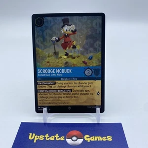 Disney Lorcana: Into The Inklands - Scrooge Mcduck 154/204 Cold Foil Super Rare - Picture 1 of 2