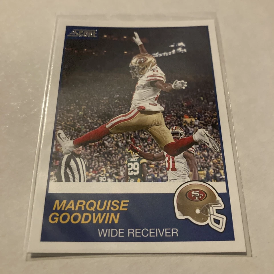 2019 Score Football #309 Marquise Goodwin 49ers - Image 1 of 1