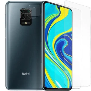 Schutzfolie für Xiaomi Redmi Note 9S Display Schutzglas 2x Kamera folie glas - Bild 1 von 7