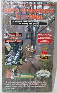 Safe Treestand Hunting VHS New Myles Keller Remington Warren Sweat Bear River - Picture 1 of 1