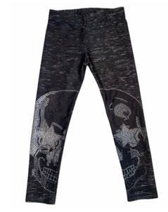 TEREZ Kids Skull Leggings full length Size Medium Halloween NWT - Picture 1 of 15
