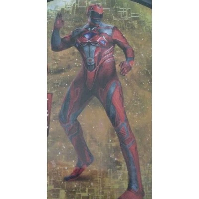 Disfraz de Halloween Power Ranger rojo para hombre traje máscara disfraz talla M 38-40 disfraces Foto 1 de 4