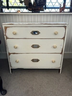 Kommode Used 3 Schubladen in Creme - Bild 1 von 4