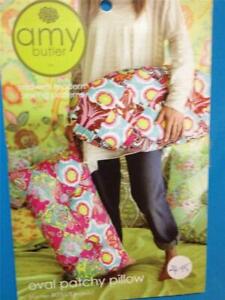 Amy Butler Sewing Pattern 0000 Oval Patchy Pillows Uncut Bonus Project