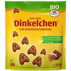3 x 85g Dr. Quendt Dinkelchen: Original Vollmilch Schokolade Knusper Gebäck Süßi