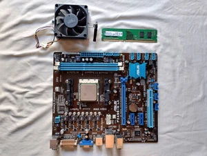 ASUS F2A55-M LK PLACA + CPU AMD SERIE A4-5300 + 2 GB RAM MOTHERBOARD SOCKET AM2 - Imagen 1 de 8