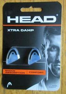 ORIGINAL HEAD XTRA DAMP 2-PCS TENNIS CLEAR VIBRATION DAMPENERS NEW FORMULA 100 - Picture 1 of 3