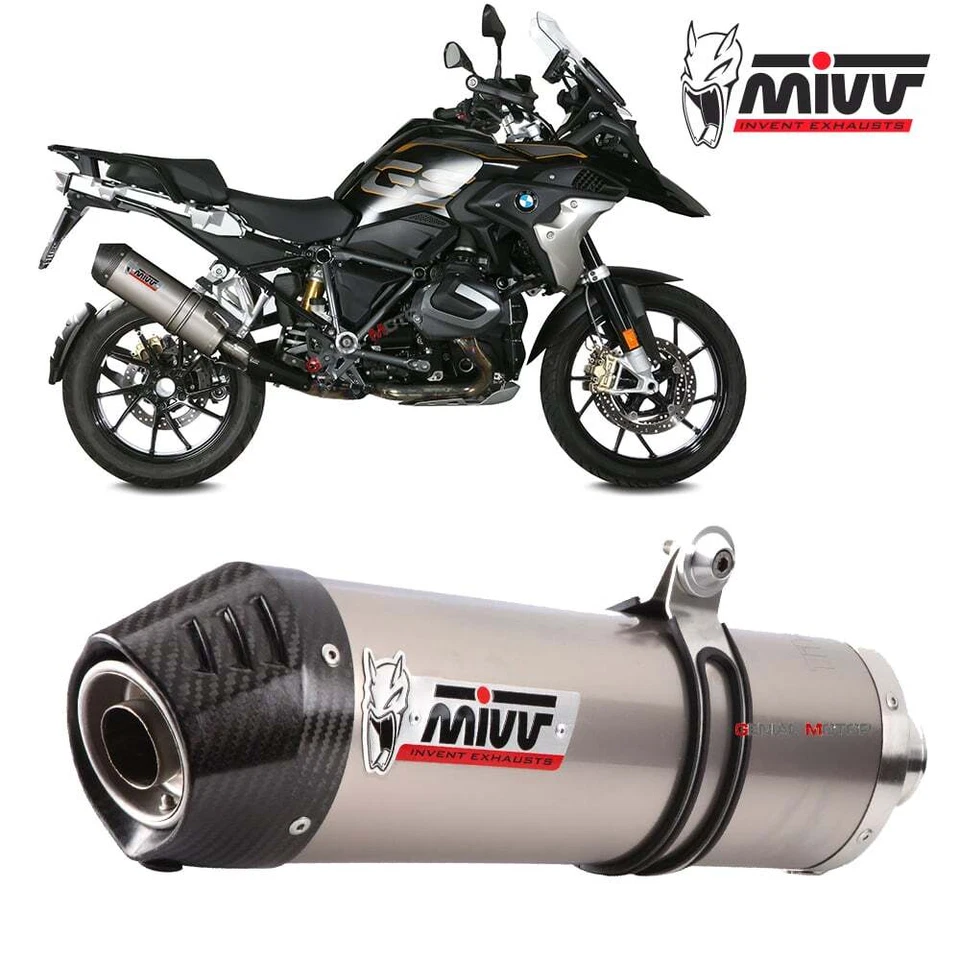 Silencer Mivv Sport Oval Titanium-carbon BMW R 1250 GS 2018-2020