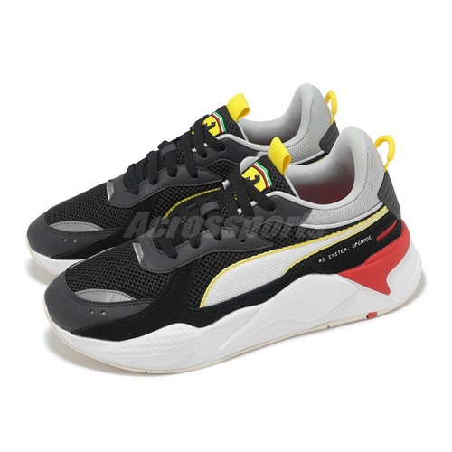 Scarpe casual uomo Puma x Scuderia Ferrari RS X nero bianco rosso 308622 01