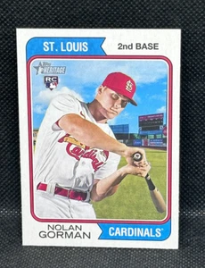 Nolan Gorman 2023 Topps Heritage #19 RC St. Louis Cardinals - Picture 1 of 2
