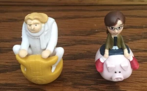 2 Minions Wackelfiguren Ich einfach unverbesserlich Höhe 4 cm Dru + Margo - Bild 1 von 2