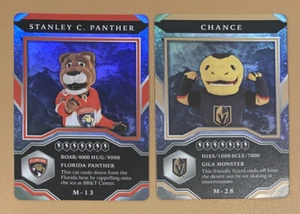 2021-22 MVP Hockey 2 Card Mascots Lot (Chance & Stanley C. Panther) Hockey Cards - Picture 1 of 2