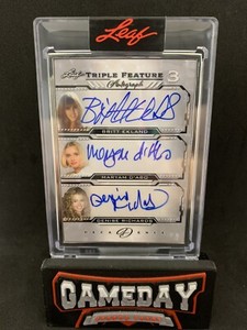 2023 Leaf Decadence Denise Richards, Maryam D’abo, Britt Eklund Autograph /2