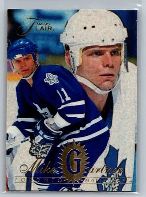 Mike Gartner 1994-95 Flair HOCKEY #180 Toronto Maple Leafs HOF - Image 1 of 2