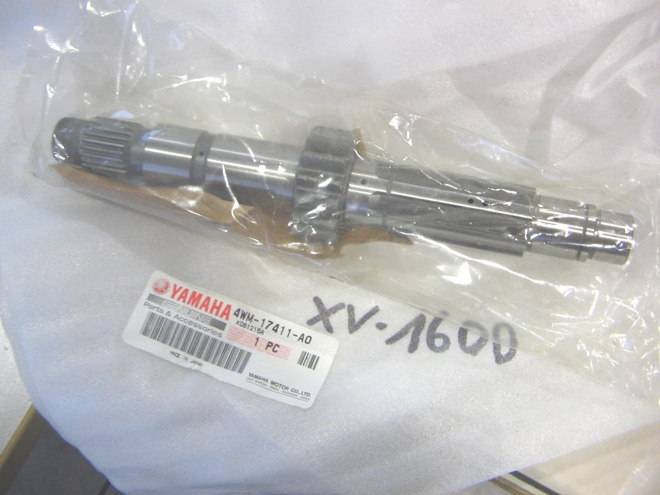 XV 1600 Midnight Road Star Silverado Getriebewelle NEU 4WM-17411-A0 Axle Main - Bild 1 von 1