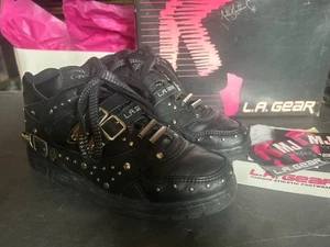 Michael Jackson SCHWARZ & SILBER LA Gear Billie Jeans Turnschuhe Damengröße 8,5 - Bild 1 von 20