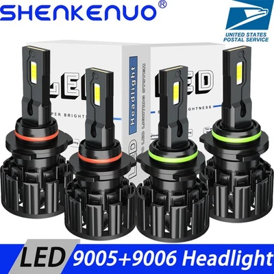 Kit combinado de bombillas LED de haz alto bajo para Honda Accord 2003-2007 9005+9006 Foto 1 de 4