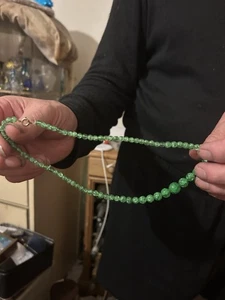 Green Bead Necklace - Picture 1 of 2