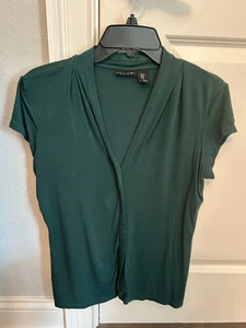Tahari Damen grün V-Ausschnitt Pullover Oberteil Größe S Small - Bild 1 von 5