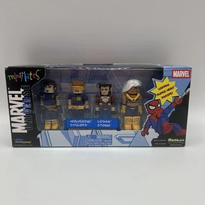 Marvel Universe Minimates Paquete de 4 con Figura Secreta Wolverine Cyclops Logan  Foto 1 de 4